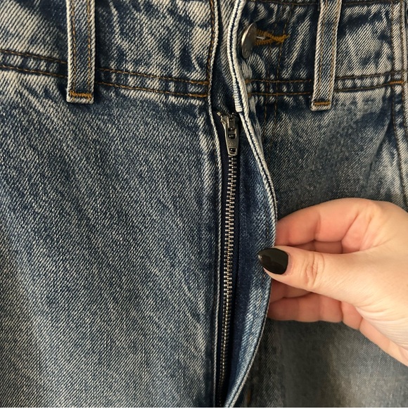 New Apiece Apart Meridian Jeans Austin Wash Barrel - Picture 3 of 6